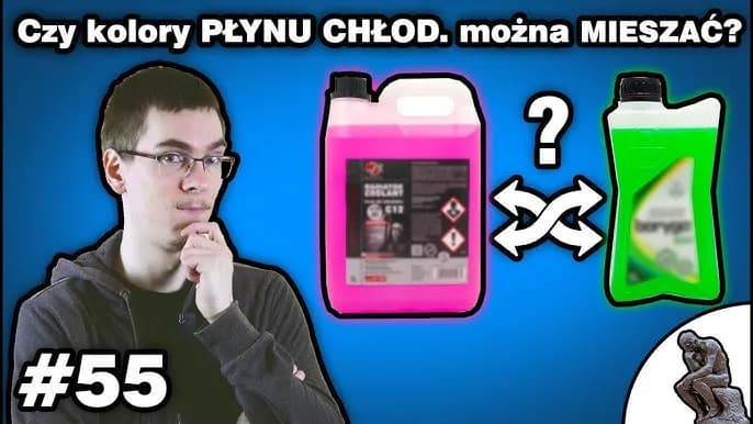 Mieszanie płynu do chłodnicy różowego z niebieskim - ryzykowne konsekwencje